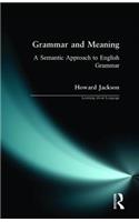 Grammar and Meaning