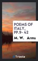 Poems of Italy, pp.9- 42