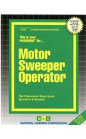 Motor Sweeper Operator: Passbooks Study Guide
