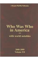 Who Was Who in America, Volume XX: With World Notables