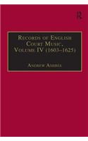 Records of English Court Music