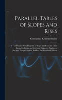 Parallel Tables of Slopes and Rises