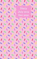 Diary July 2019 Dec 2020: 5x8 pocket size, week to a page 18 month diary. Space for notes and to do list on each page. Perfect for teachers, students and small business owner