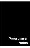 Programmer Notes: Wide Ruled Notebook