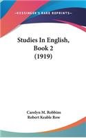 Studies in English, Book 2 (1919)