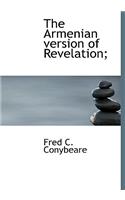 The Armenian Version of Revelation;