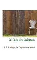 Du Calcul Des Derivations