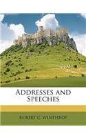 Addresses and Speeches