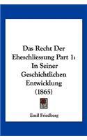 Recht Der Eheschliessung Part 1