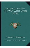 Rhode Island In The War With Spain (1900)
