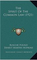 The Spirit Of The Common Law (1921)