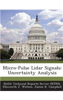 Micro-Pulse Lidar Signals: Uncertainty Analysis(English)