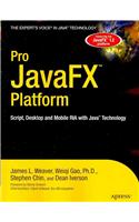 Pro Javafx(tm) Platform
