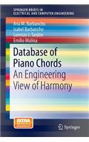 Database of Piano Chords