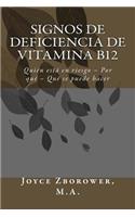 Signos de Deficiencia de Vitamina B12