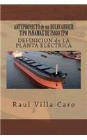 ANTEPROYECTO de un BULKCARRIER TIPO PANAMAX DE 75000 TPM