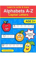Learn to Write & Trace Alphabets A-Z: Capital Letters