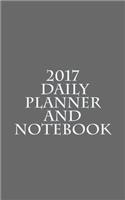 2017 Daily planner and notebook