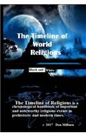 Timeline of World Religions (black and white)