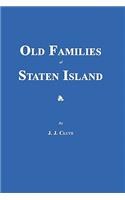 Old Families of Staten Island