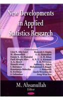 New Developments in Applied Statistics Research