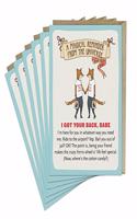 6-Pack Em & Friends Got Your Back Affirmators! Greeting Cards