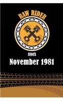 Raw Rider Since November 1981
