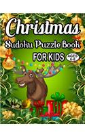 Christmas Sudoku Puzzle Book For Kids Ages 6-8