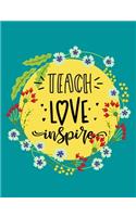 Teacher Anecdotal Record Notebook