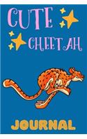Cute Cheetah Journal