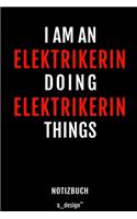 Notizbuch für Elektriker / Elektrikerin