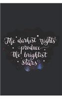 The Darkest Nights Produce the Brightest Stars