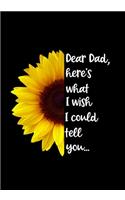 Dear Dad, here's what I wish I could tell you: A Grief Journal to Write Letters to Dad, for young kids, teens & adult children healing from a father's death or best friend(1 Condolence and Sympathy Gift)