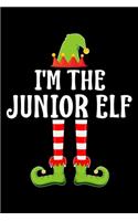 I'm the Junior Elf: Blank Lined Family Matching Christmas Diary - Best Christmas gift Notebook And Journal - 6x9 Inch 120 Pages White Paper