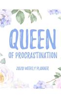 Queen Of Procrastination 2020 Weekly Planner