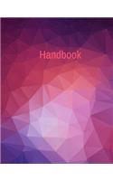 Handbook: Handbook: Unlined, Unruled Journal Book with Blank Pages & Sketch Book (8.5 x 11)