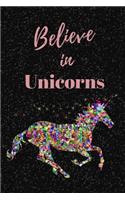 Unicorn Notebook for Girls