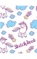 Unicorns and Clouds Sketchbook