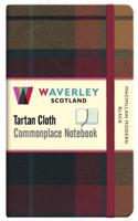 MacMillan Modern Black:: Waverley Genuine Tartan Cloth Commonplace Notebook (9cm x 14cm)(59 Waverley Scotland Tartan Cloth Commonplace Notebooks/Gift/Stationery/Plaid Stationery items)