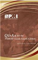 Q & A's for the Pmbok Guide