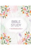 Bible Study Workbooks: Easy Christian Workbook Guide to Record Journaling Scripture