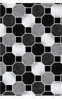 Journal Notebook Dotty Hexagon Pattern 11