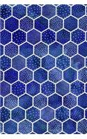 Journal Notebook Polka Dots and Hexagons Pattern 12