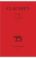 Claudien, Oeuvres. Tome III, Poemes Politiques (399-404)