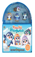 Plucky Penguins: My Mini Busy Books For Kids: Includes 4 Figurines with Foldable Play Board and Storybook