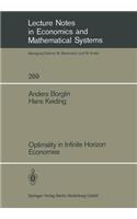 Optimality in Infinite Horizon Economies