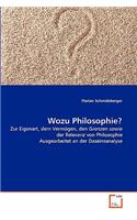 Wozu Philosophie?