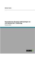 Rassentheorien deutscher Anthropologen vor und während des 1. Weltkriegs