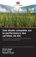 étude complète sur la performance des variétés de blé