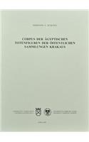 Corpus Der Agyptischen Totenfiguren Der Offentlichen Sammlungen Krakaus